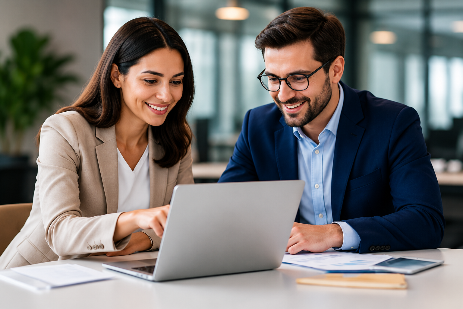 Business Professionals Working